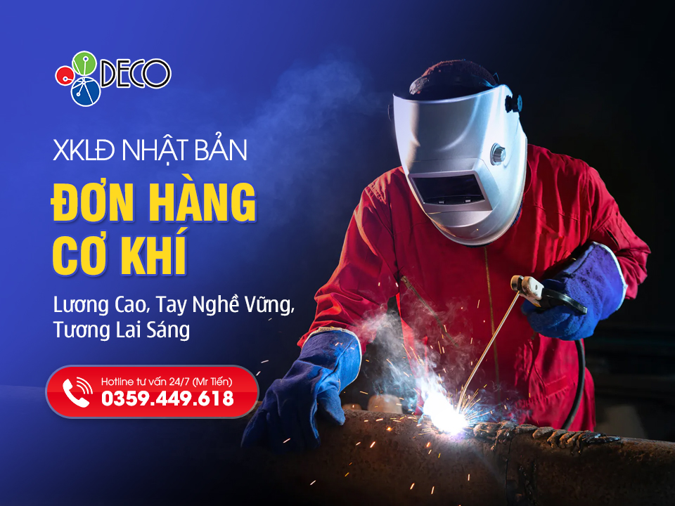 Đơn Hàng Đi Nhật Ngành Cơ Khí 2026: Lương Cao, Tay Nghề Vững, Tương Lai Sáng
