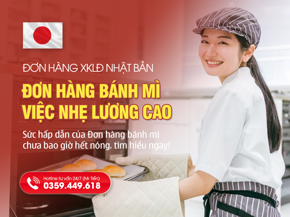 Đơn Hàng Bánh Mì Đi Nhật: Công Việc Nhẹ Nhàng, Lương Cao Và Môi Trường Hiện Đại
