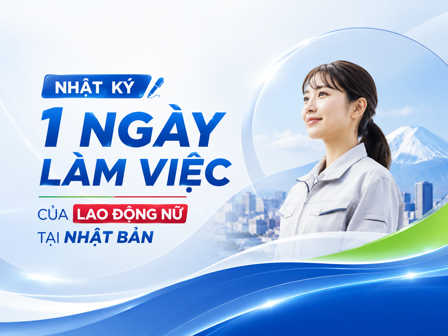Nhật ký 1 ngày làm việc của lao động nữ tại Nhật Bản