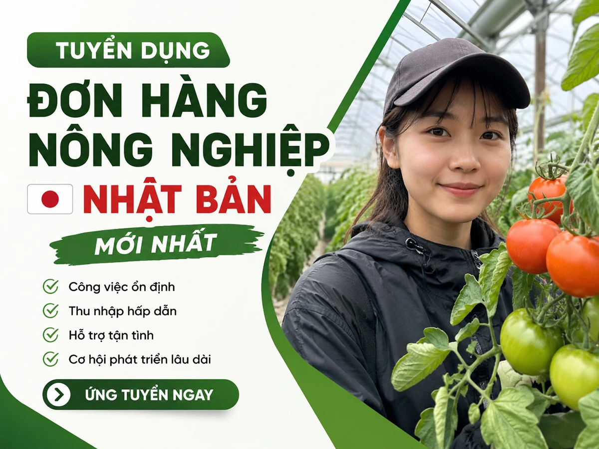 Đơn hàng nông nghiệp Nhật Bản 2026