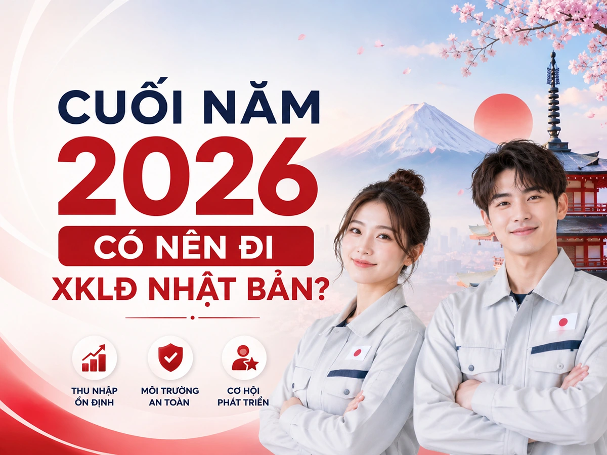 Cuối năm 2026 có nên đi XKLĐ Nhật Bản?