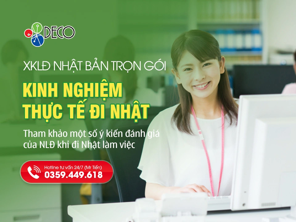 Kinh nghiệm thực tế từ người đã đi Nhật cùng DECO