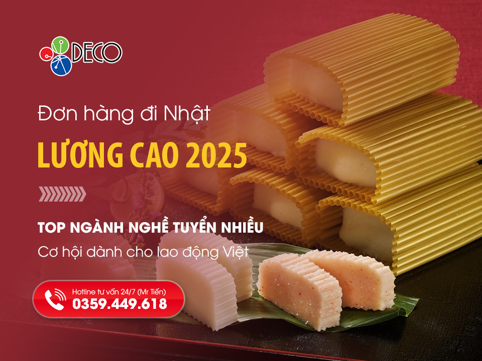 Đơn hàng đi Nhật lương cao – Top ngành nghề tuyển nhiều nhất