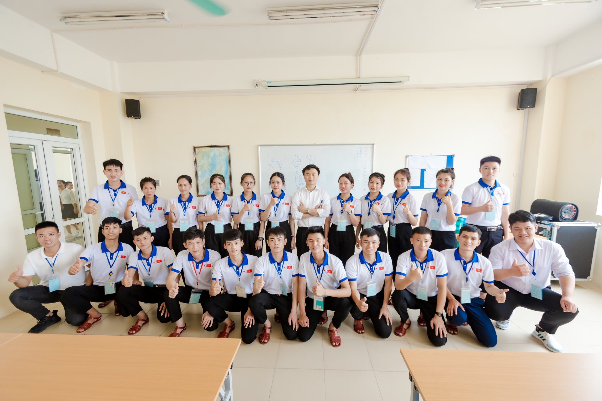 Giờ học tập trên lớp của học viên