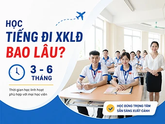 Học Tiếng Đi XKLĐ Bao Lâu? Bí Quyết Bứt Phá Ngôn Ngữ Để Bay Nhanh Nhất