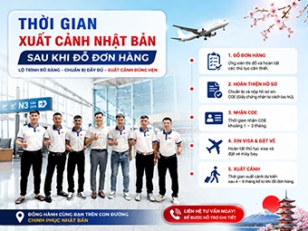 Thời Gian Xuất Cảnh Nhật Bản Sau Khi Đỗ Đơn Hàng Quy Trình Chuẩn Từ A Đến Z