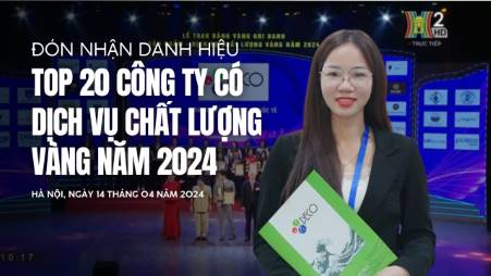 DECO đón nhận danh hiệu TOP 20 Công ty có dịch vụ chất lượng vàng năm 2024